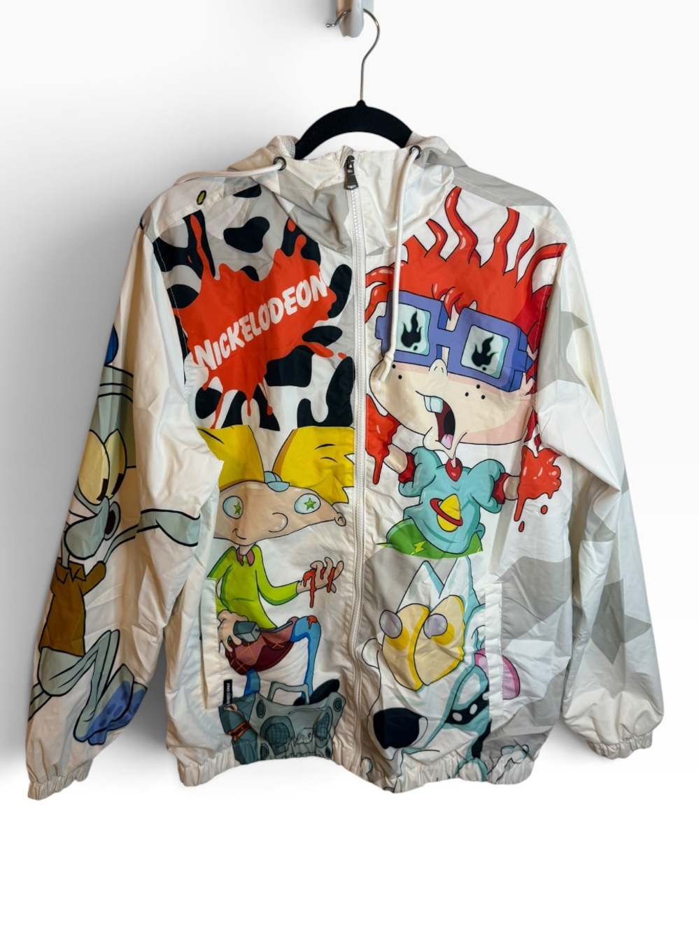 Members Only Nickelodeon Graphic Windbreaker Jacket